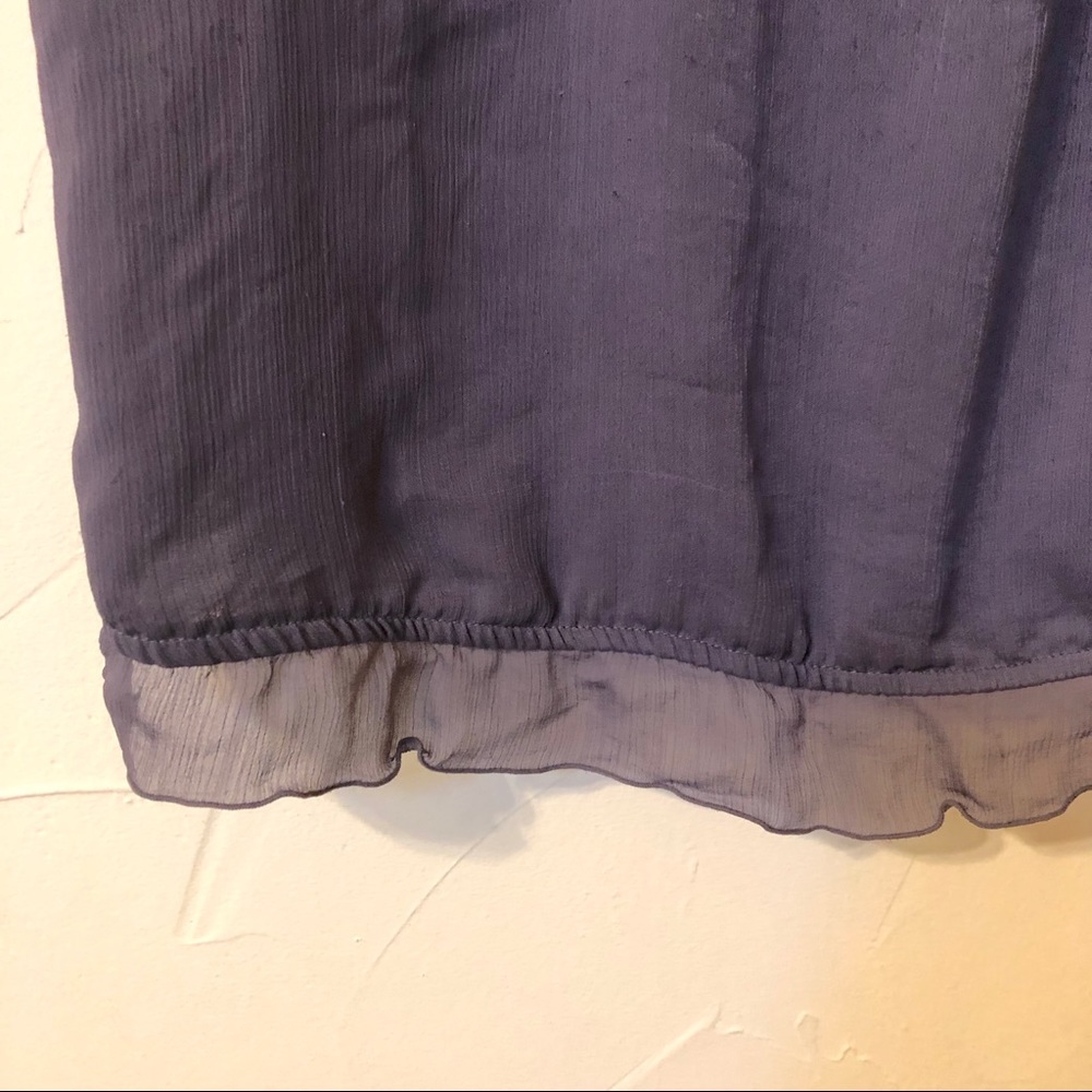 Old Navy Gray Ruffle Tank - Picture 6 of 6
